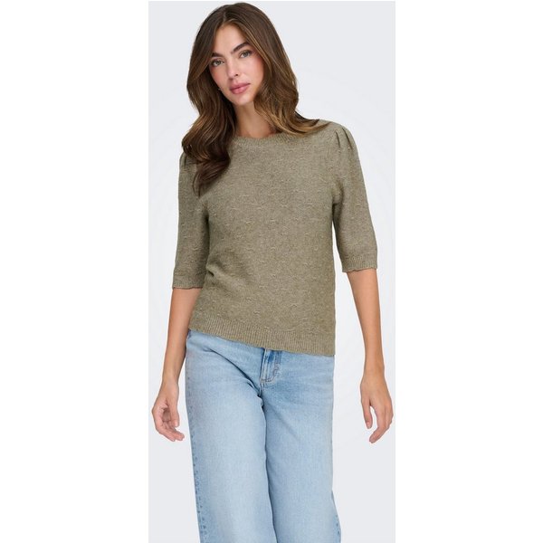 ONLY Strickpullover ONLKATIA SS STRUCTURE O-NECK CC KNT