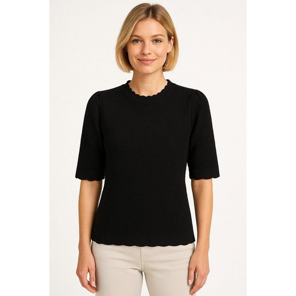 ONLY Strickpullover ONLKATIA SS STRUCTURE O-NECK CC KNT