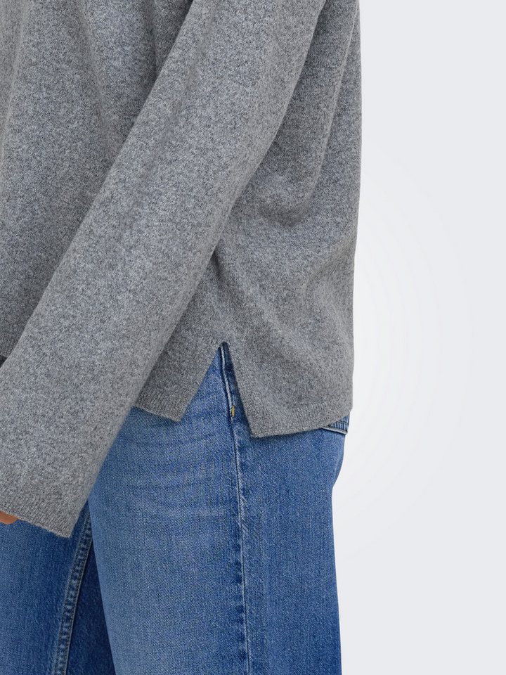 ONLY Strickpullover ONLLOYAL AMALIO LIFE LS O-NECK KNT NOOS Materialmix – Bild 5 von 5