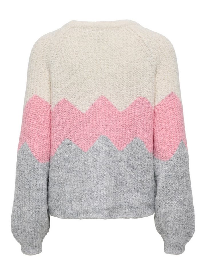 ONLY Strickpullover ONLMAE LIFE LS ZIGZAG O-NECK KNT – Bild 3 von 3