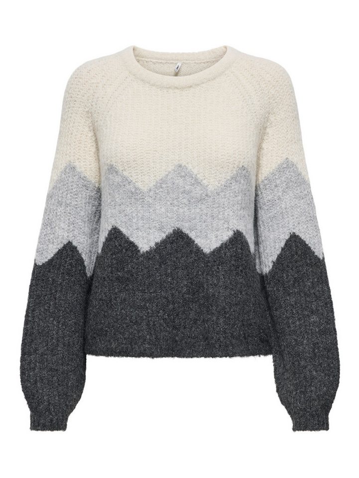 ONLY Strickpullover ONLMAE LIFE LS ZIGZAG O-NECK KNT – Bild 2 von 3