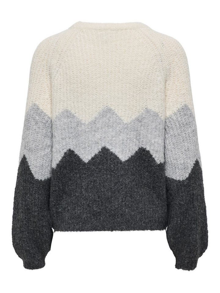 ONLY Strickpullover ONLMAE LIFE LS ZIGZAG O-NECK KNT – Bild 3 von 3