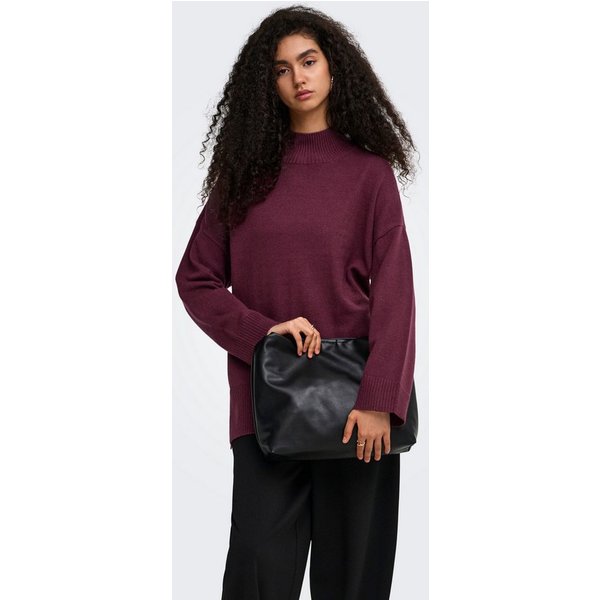 ONLY Strickpullover ONLMARY LS HIGH NECK SLIT KNT NOOS Viskosemischung, regular fit