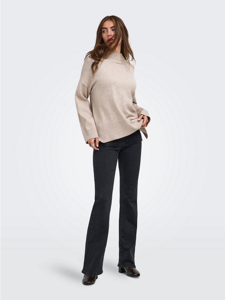 ONLY Strickpullover ONLMARY LS HIGH NECK SLIT KNT NOOS Viskosemischung, regular fit – Bild 4 von 5