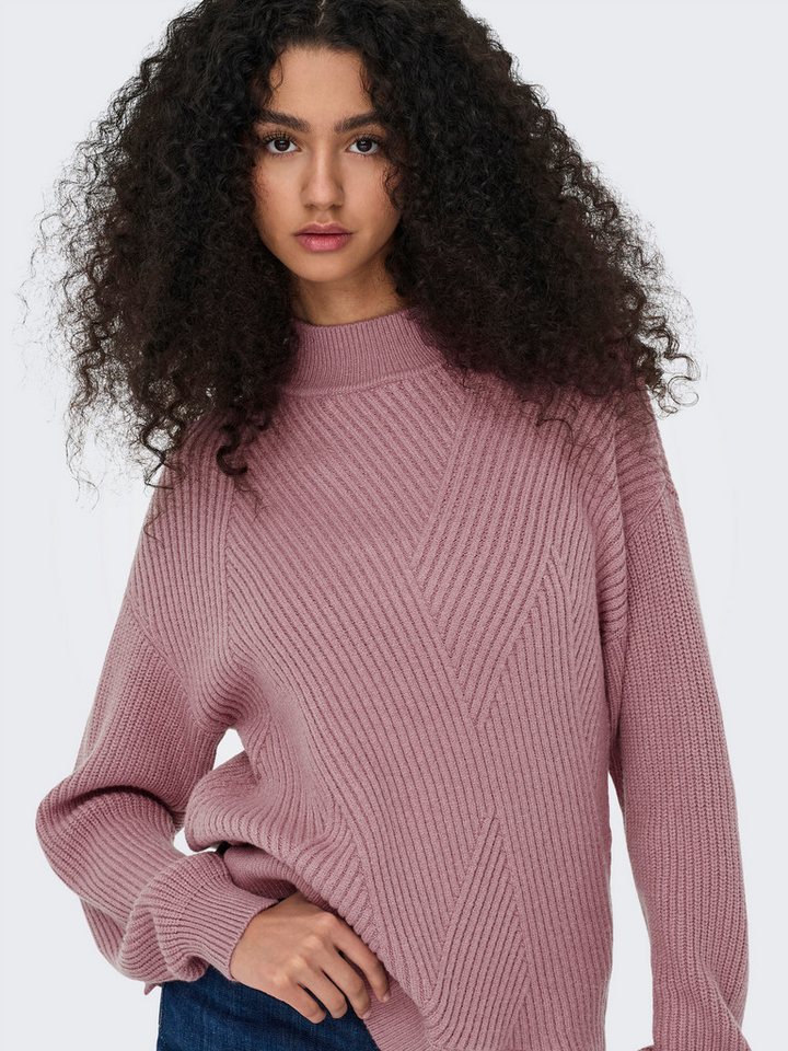 ONLY Strickpullover ONLNELI LS HIGHNECK RIB PULLOVER EX KNT – Bild 3 von 5