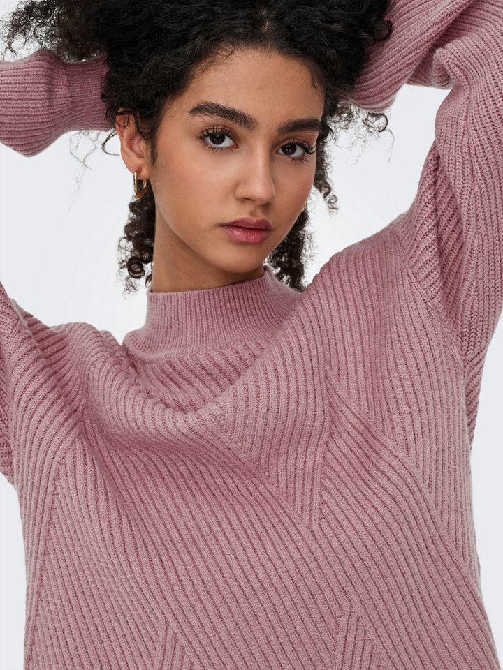 ONLY Strickpullover ONLNELI LS HIGHNECK RIB PULLOVER EX KNT – Bild 4 von 5