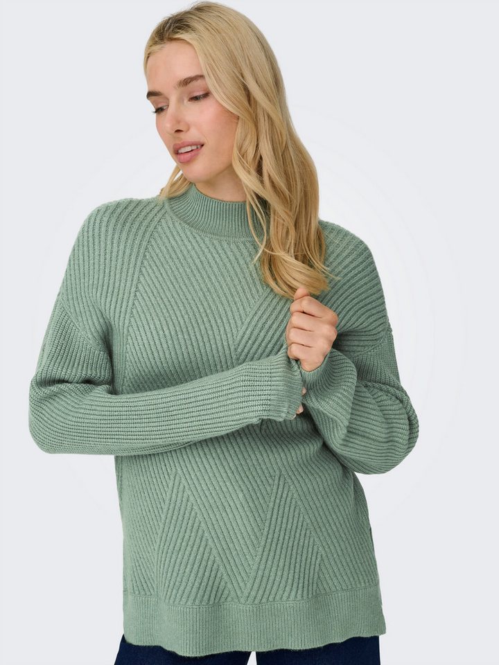 ONLY Strickpullover ONLNELI LS HIGHNECK RIB PULLOVER EX KNT – Bild 2 von 5