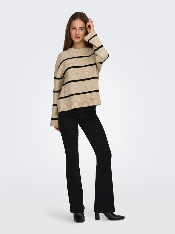 ONLY Strickpullover ONLOXFORD LIFE LS STRIPE O-NECK KNT – Bild 4 von 5