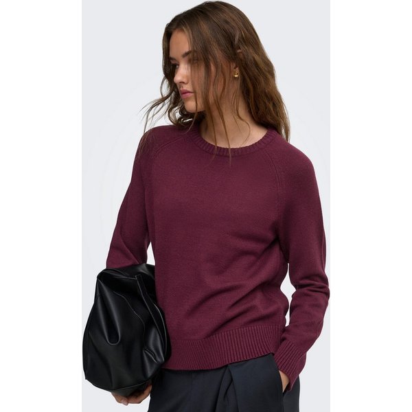 ONLY Strickpullover ONLPRINCESS LS O-NECK RAGLAN KNT NOOS Viskosemischung, regular fit