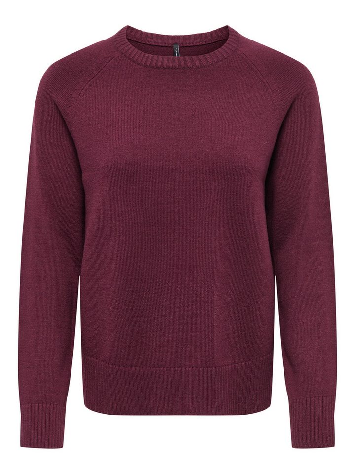 ONLY Strickpullover ONLPRINCESS LS O-NECK RAGLAN KNT NOOS Viskosemischung, regular fit – Bild 5 von 5