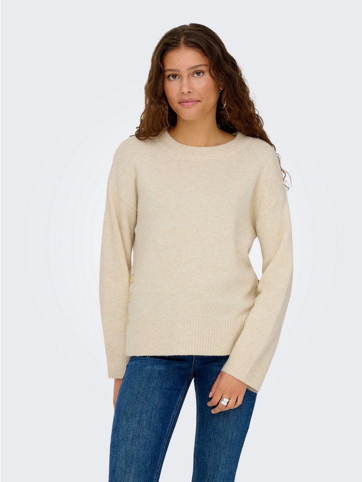 ONLY Strickpullover ONLRENE LIFE LS BUTTON O-NECK CC KNT – Bild 2 von 5
