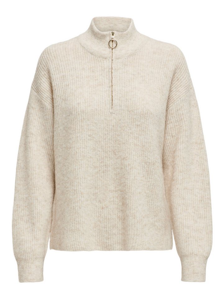 ONLY Strickpullover ONLTOKYO SOLID L/S ZIP PULLOVER KNT NOOS – Bild 5 von 5