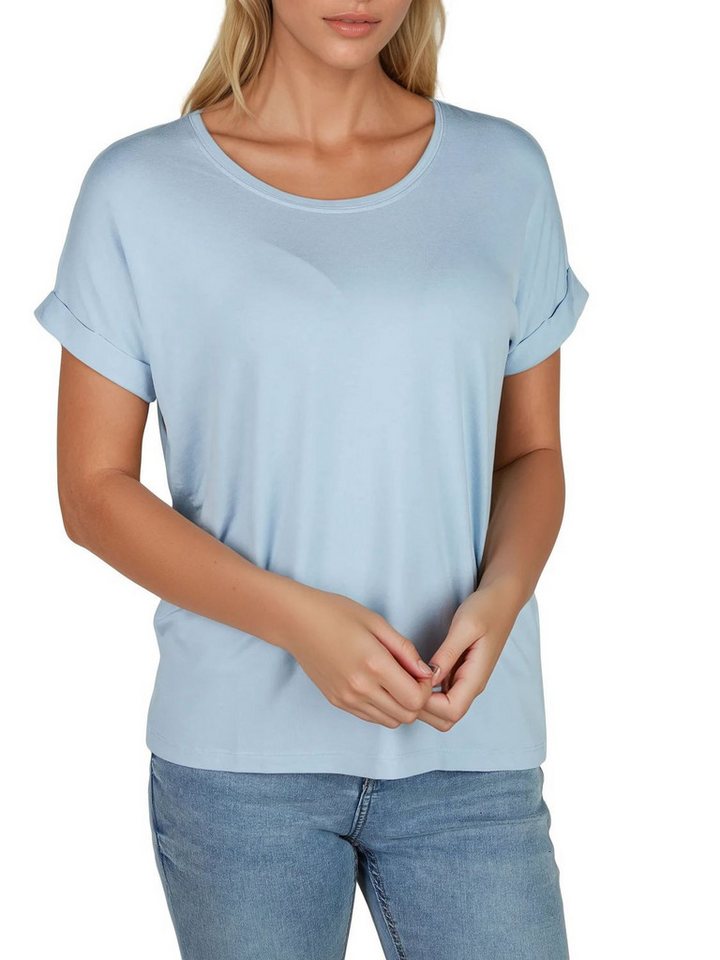 ONLY T-Shirt Damen Top MOSTER Regular Fit (2-tlg) Basic Kurzarm Tee Shirt mit Rundhalsausschnitt – Bild 5 von 5