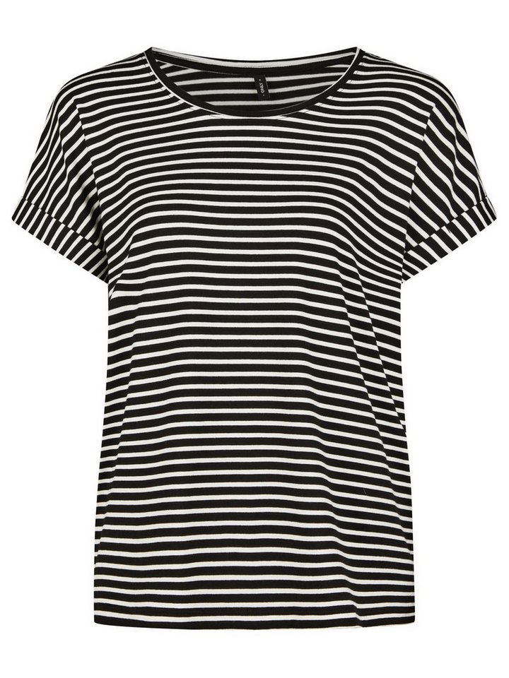 ONLY T-Shirt Damen Top MOSTER Regular Fit (2-tlg) Basic Kurzarm Tee Shirt mit Rundhalsausschnitt – Bild 4 von 5