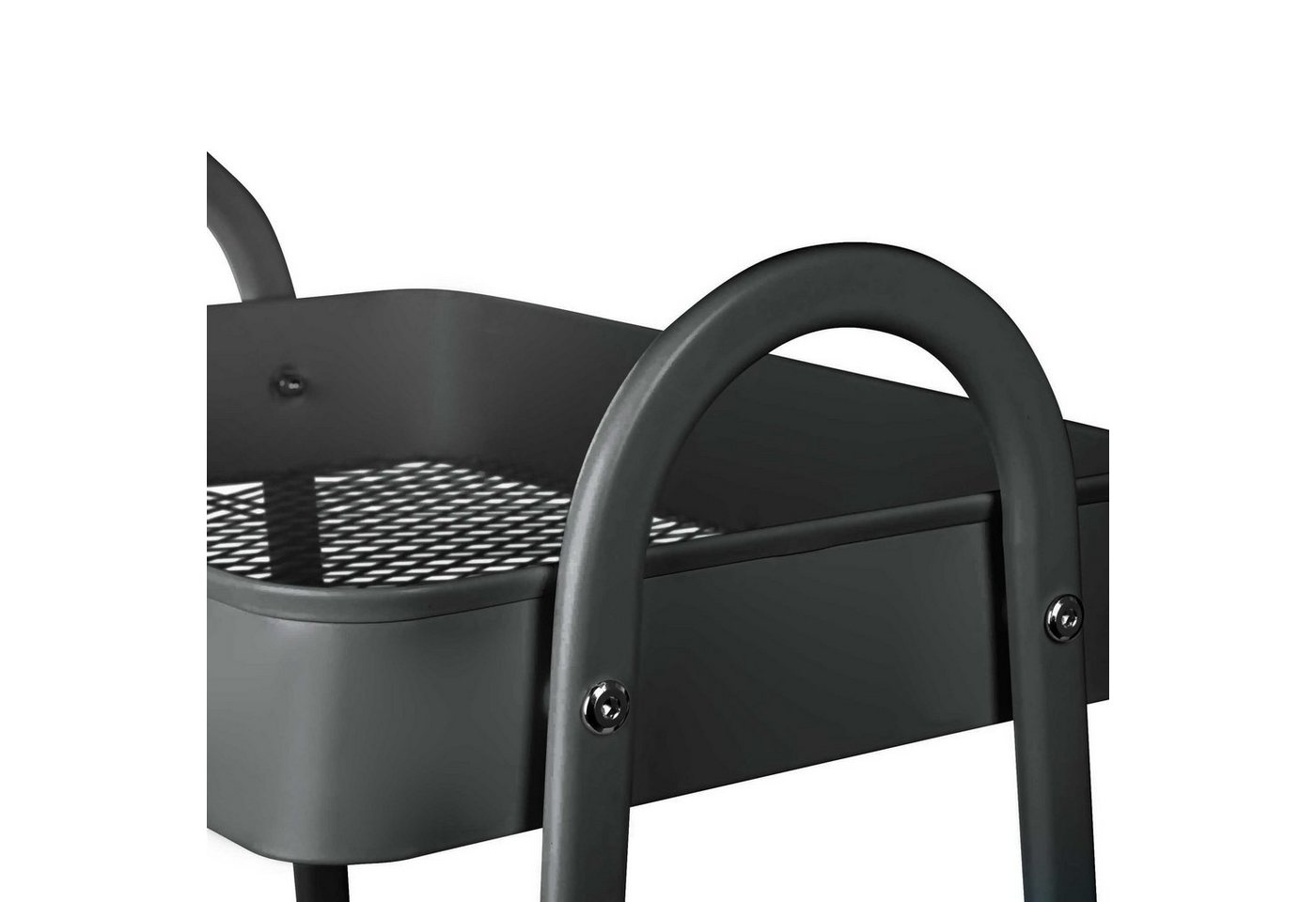 ONVAYA Beistellwagen Servierwagen, Beistellwagen, 3 Fächer, Multifunktionswagen – Bild 5 von 5
