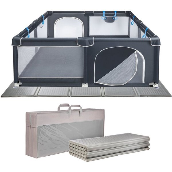 ONVAYA Laufgitter, Laufstall für Babys, Schutzgitter für Kinder, Babyzaun