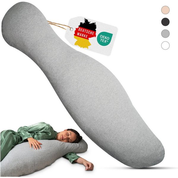 Opanoli Seitenschläferkissen ergonomisches Seitenschläferkissen - entlastet Schulter/Rücken/Hüfte