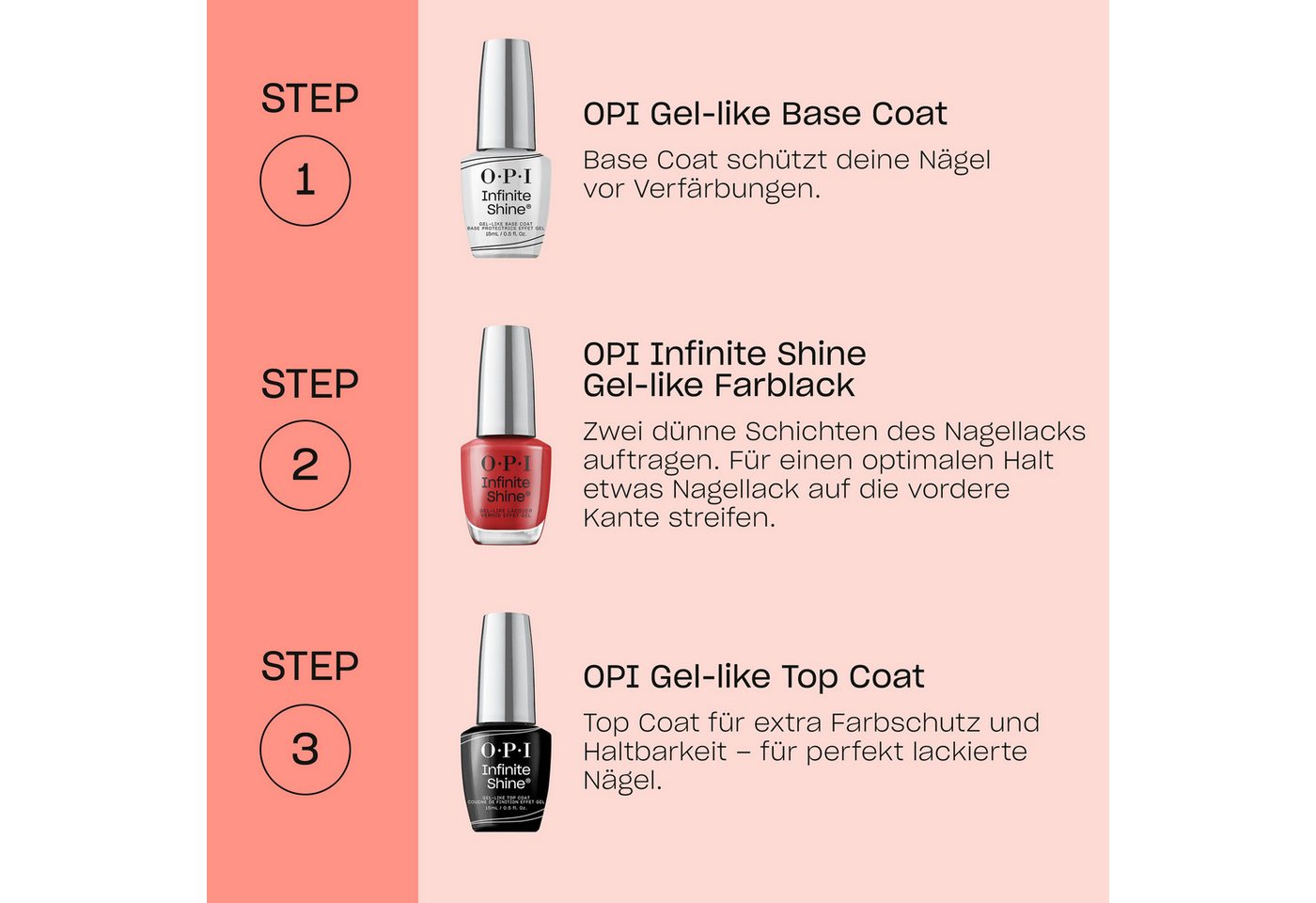 OPI Nagellack Infinite Shine®, deckend, glänzend, langanhaltend, splitterfest, gelartiges Finish – Bild 4 von 4