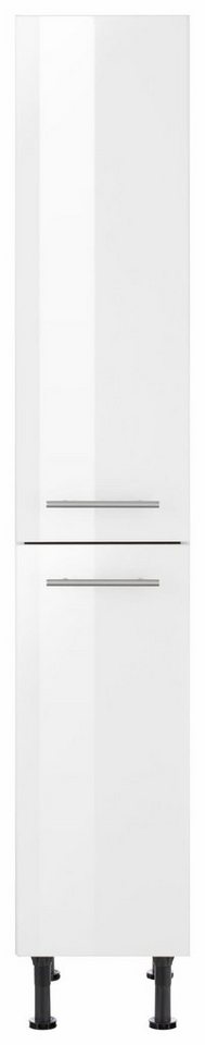 OPTIFIT Apothekerschrank Bern 30 cm breit, 176 cm hoch, höhenverstellbare Stellfüße, Metallgriffe – Bild 2 von 5