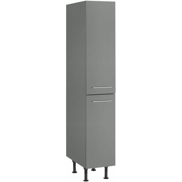 OPTIFIT Apothekerschrank Bern 30 cm breit, 176 cm hoch, höhenverstellbare Stellfüße, Metallgriffe