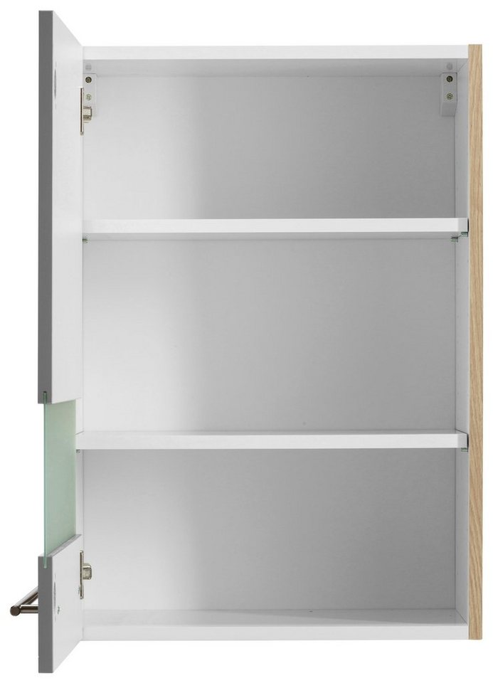 OPTIFIT Glashängeschrank Bern Breite 50 cm, Front mit Milchglas-Einsatz, mit Metallgriff – Bild 3 von 5