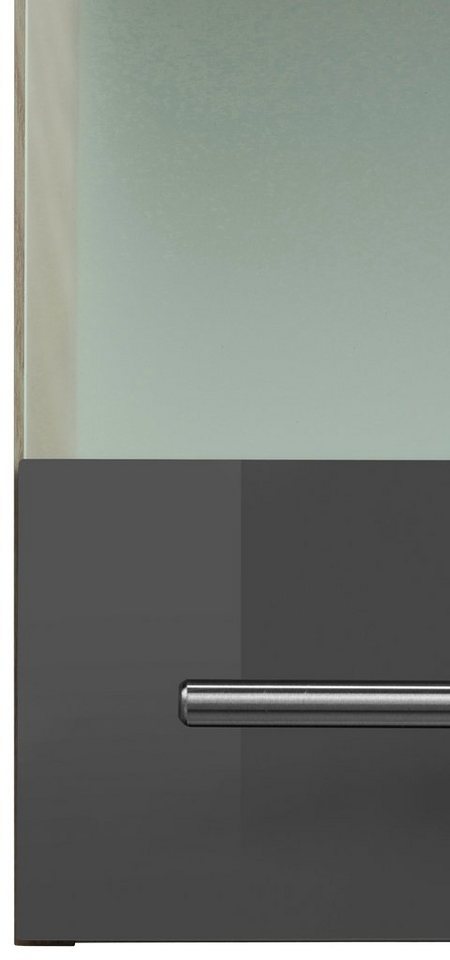 OPTIFIT Glashängeschrank Bern Breite 50 cm, Front mit Milchglas-Einsatz, mit Metallgriff – Bild 5 von 5