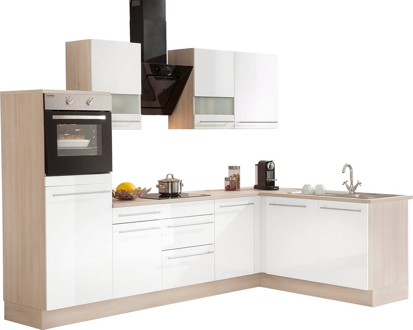 OPTIFIT Hängeschrank Bern Breite 60 cm, 70 cm hoch, mit 1 Tür, mit Metallgriff – Bild 4 von 5