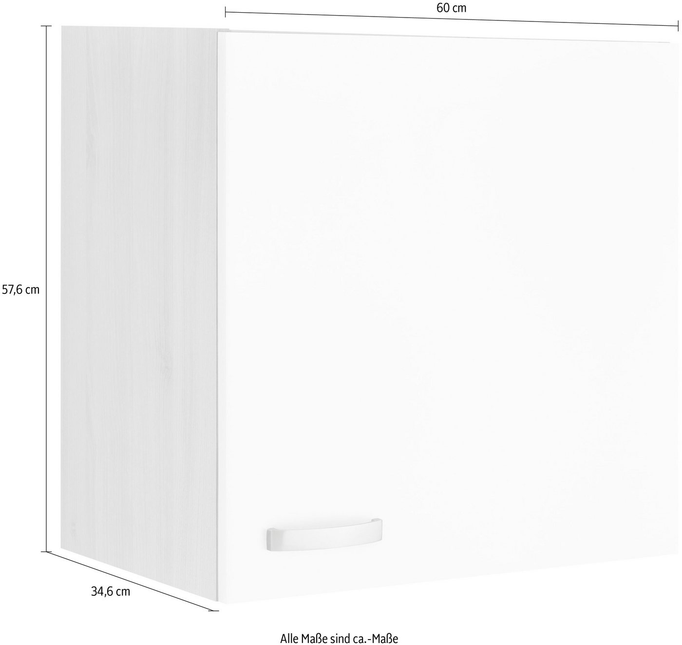 OPTIFIT Hängeschrank Faro, mit Metallgriff, Breite 60 cm – Bild 3 von 5