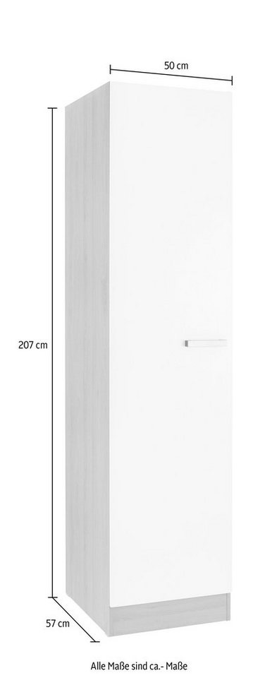 OPTIFIT Hochschrank Odense 50 cm breit, 57 cm tief, mit 3 Einlegeböden, für viel Stauraum – Bild 4 von 5