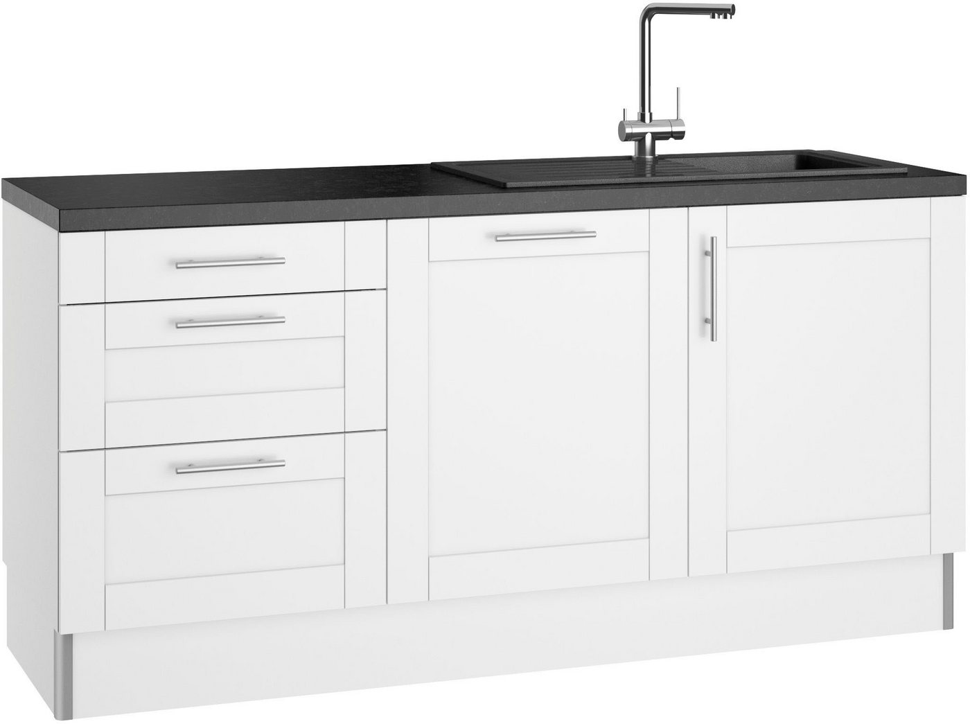 OPTIFIT Küche Ahus, 180 cm breit, wahlw.mit E-Geräten, Soft Close Funktion, MDF Fronten – Bild 3 von 5