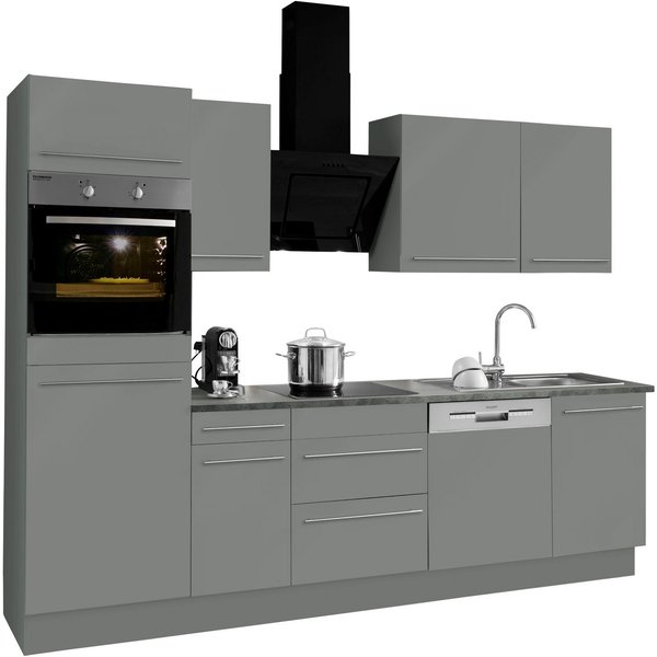 OPTIFIT Küchenzeile Bern, Breite 270 cm, wahlweise mit E-Geräten