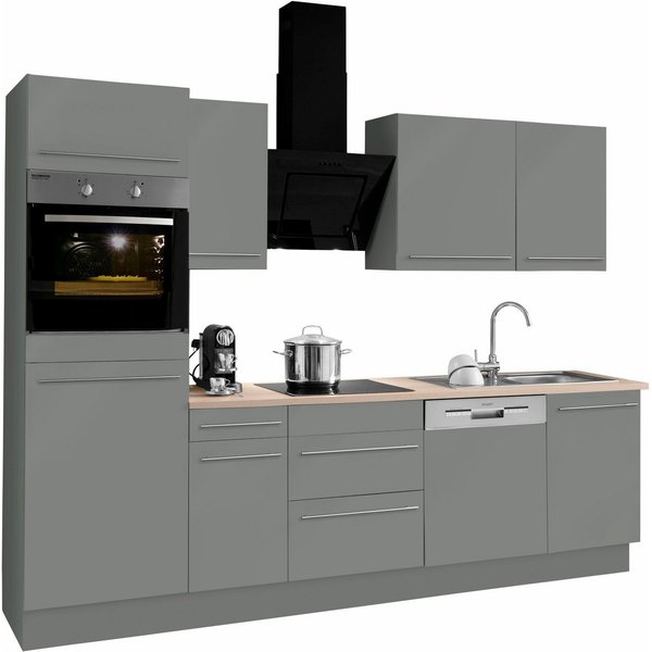 OPTIFIT Küchenzeile Bern, Breite 270 cm, wahlweise mit E-Geräten