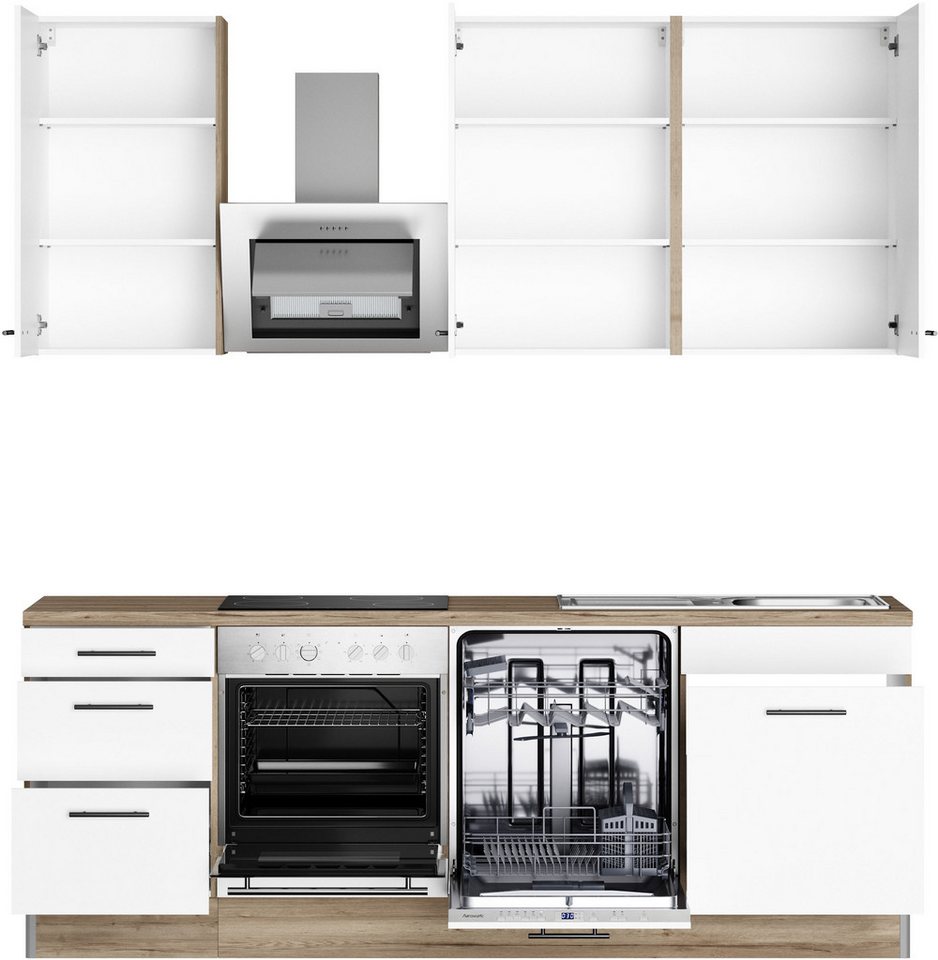 OPTIFIT Küchenzeile Fiona, Breite 230 cm, mit Hanseatic-E-Geräten in Premium oder Basic – Bild 4 von 5
