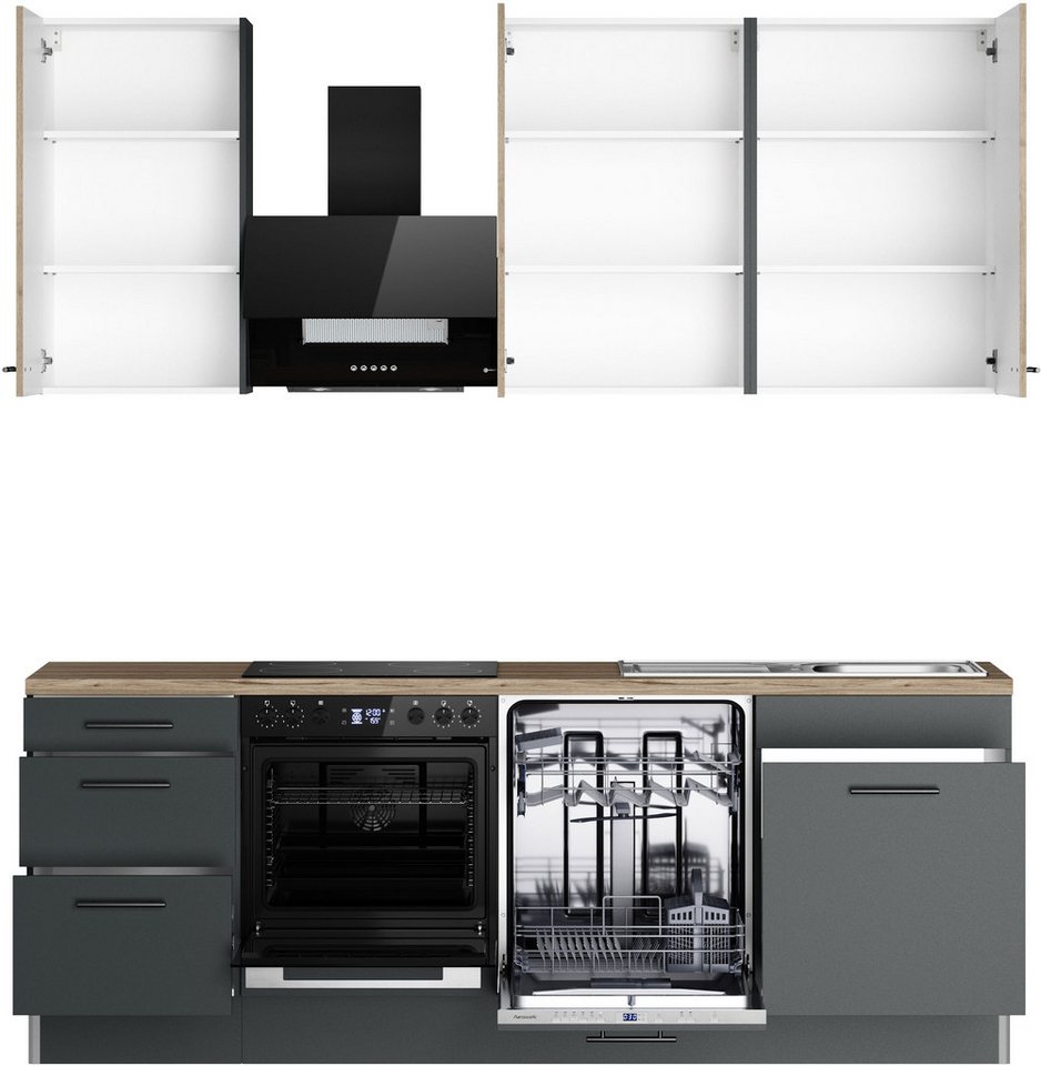 OPTIFIT Küchenzeile Fiona, Breite 230 cm, mit Hanseatic-E-Geräten in Premium oder Basic – Bild 4 von 5