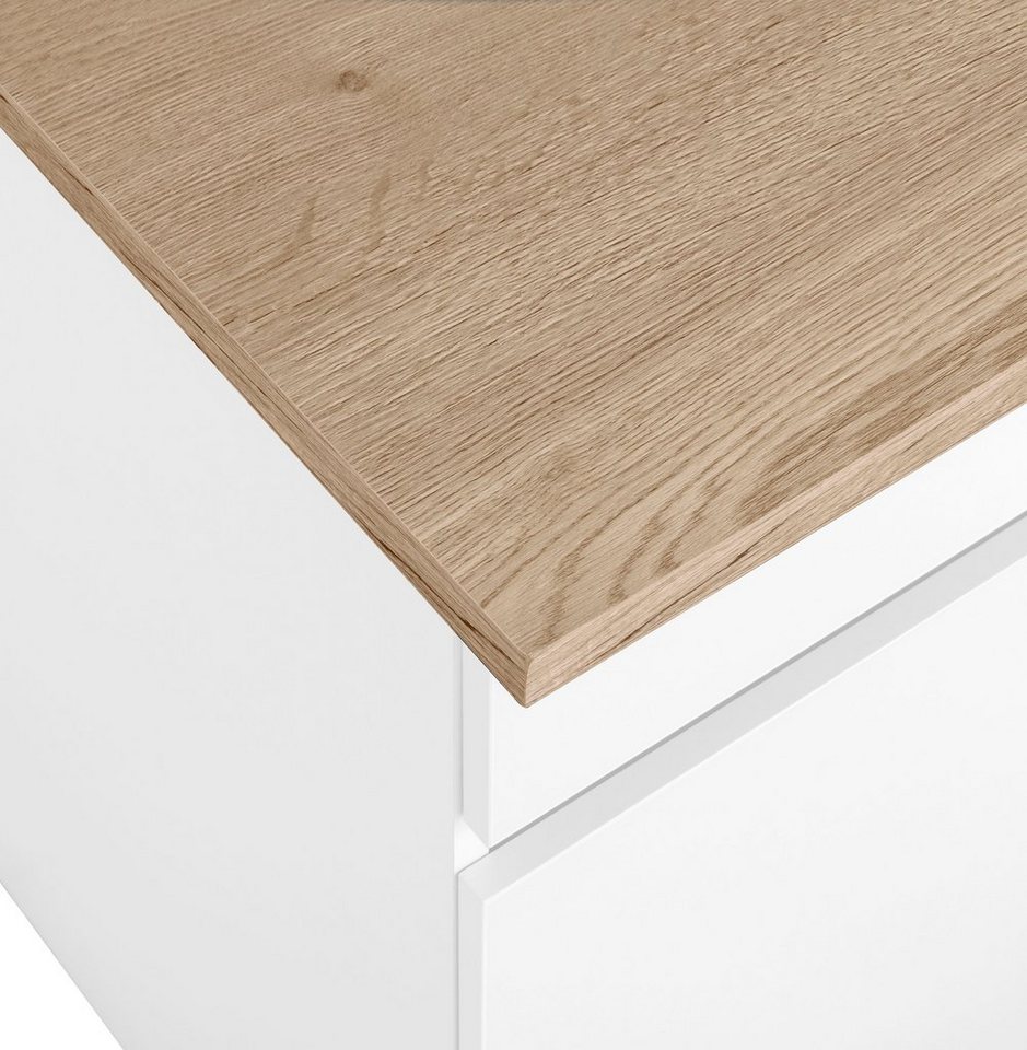 OPTIFIT Küchenzeile Roth, Stellmaße 210x175 cm,wahlweise mit E-Geräten, Push-to-Open-Funktion – Bild 4 von 5