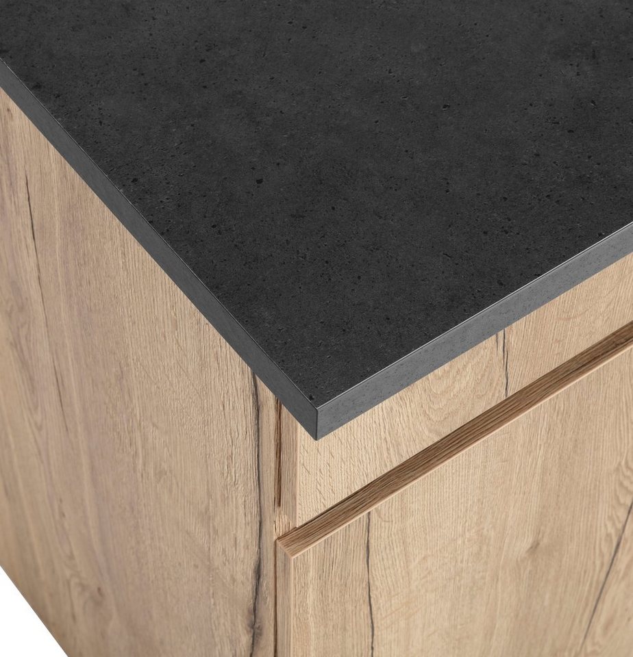 OPTIFIT Küchenzeile Roth, Stellmaße 210x175 cm,wahlweise mit E-Geräten, Push-to-Open-Funktion – Bild 5 von 5