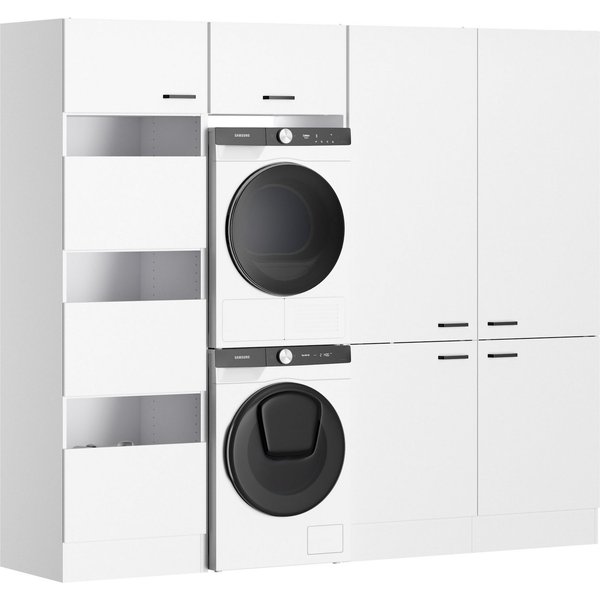OPTIFIT Mehrzweckschrank-Set OPTImulti, Breite 243,2 cm, clevere Schrankinnenausstattung, Waschsäule