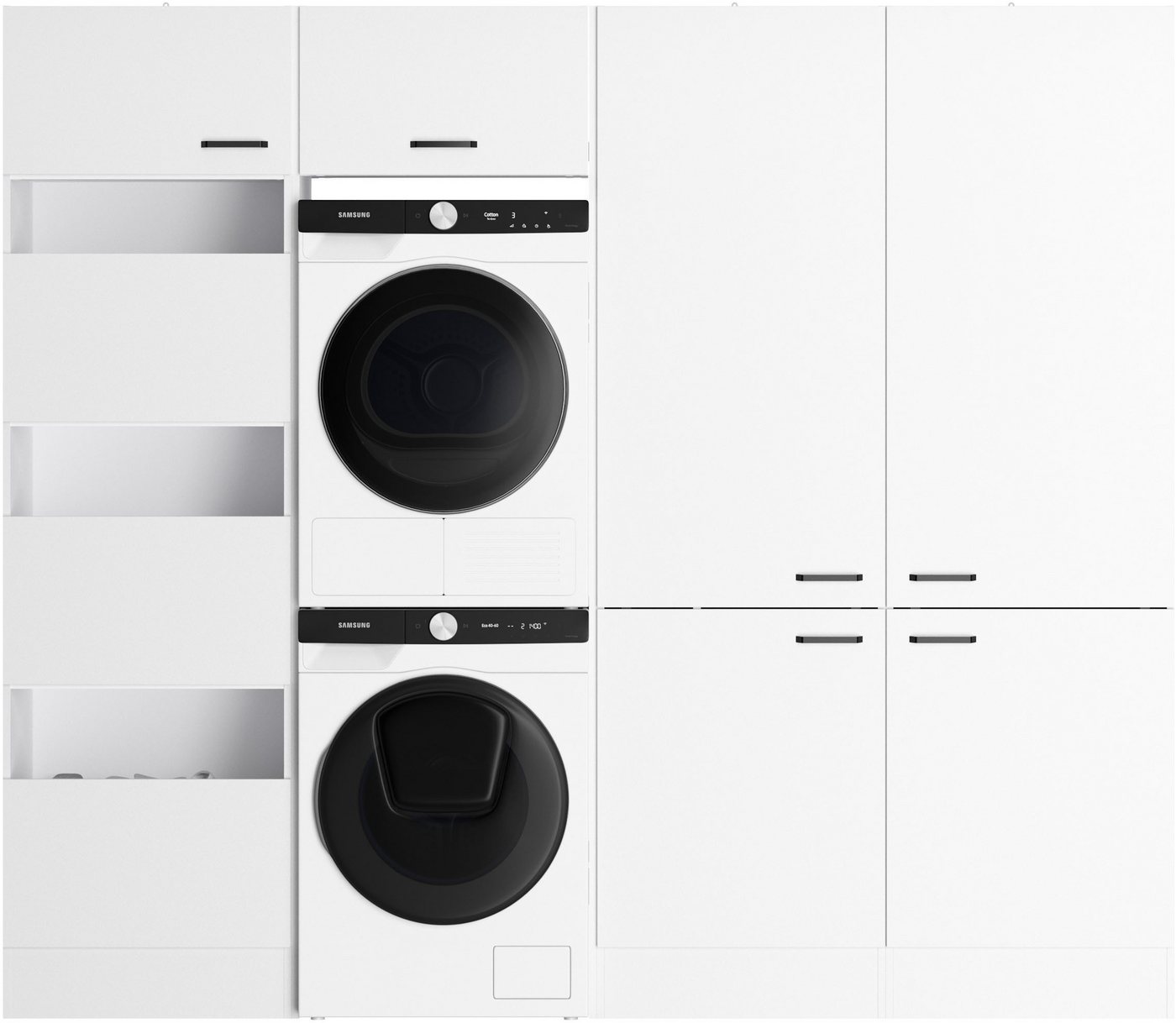OPTIFIT Mehrzweckschrank-Set OPTImulti, Breite 243,2 cm, clevere Schrankinnenausstattung, Waschsäule – Bild 2 von 5