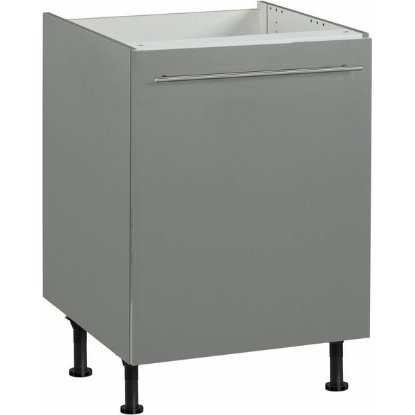 OPTIFIT Spülenschrank Bern 60 cm breit, mit 1 Tür, mit höhenverstellbaren Füßen, mit Metallgriff