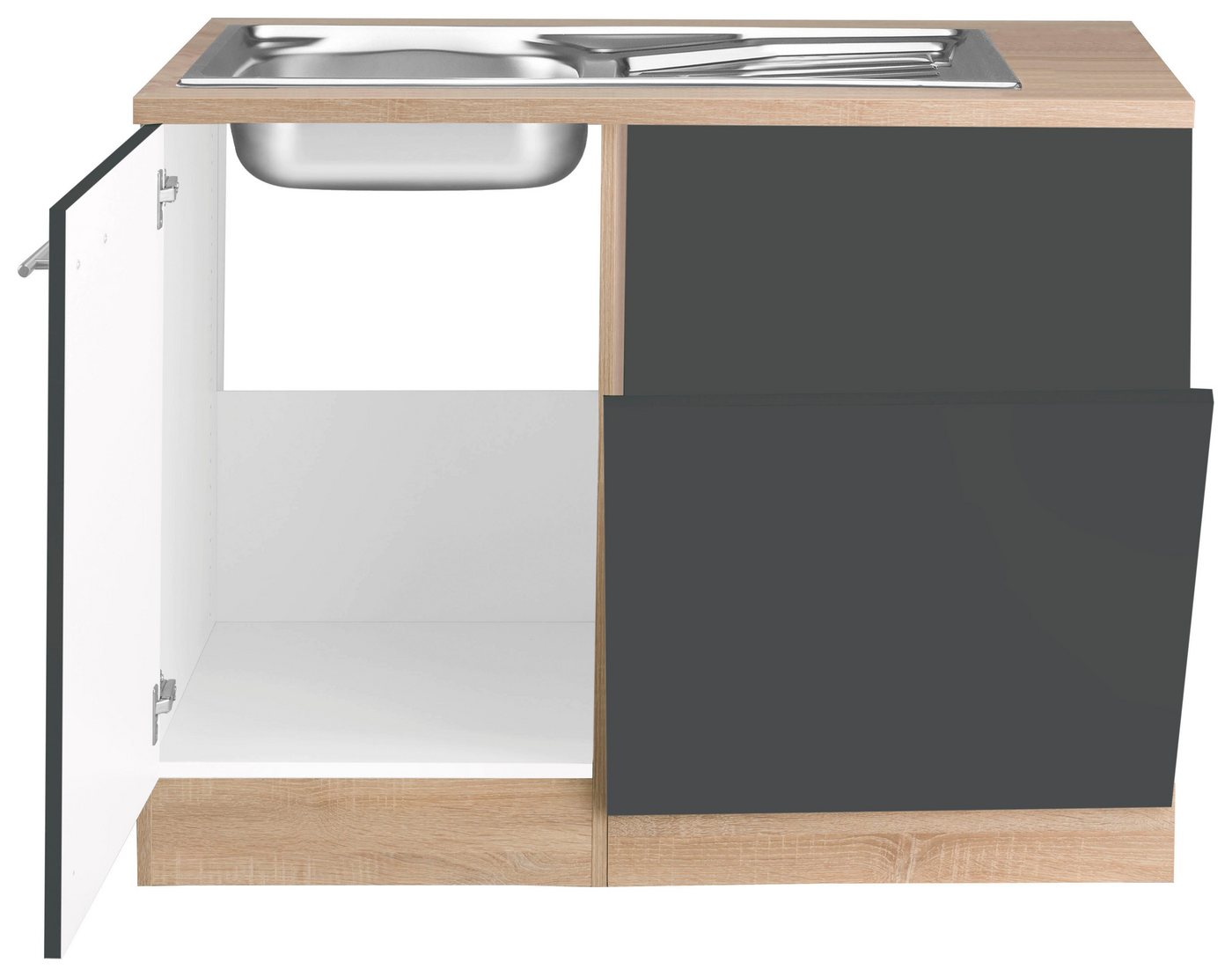 OPTIFIT Spülenschrank Kalmar, mit Tür/Sockel für Geschirrspüler – Bild 2 von 5