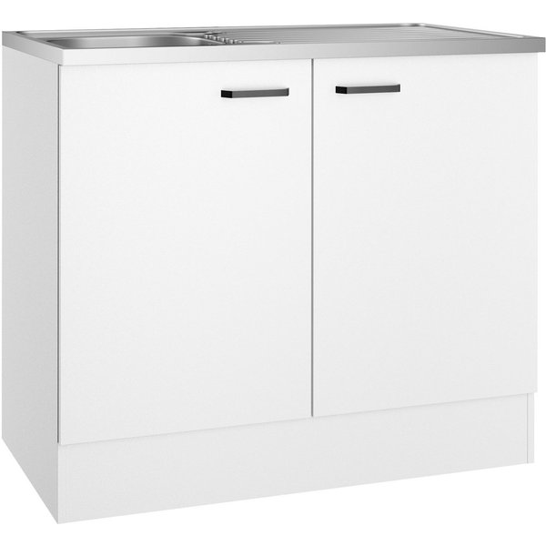 OPTIFIT Spülenschrank OPTImulti Breite 100 cm, Tiefe 60 cm, mit Spülenauflage