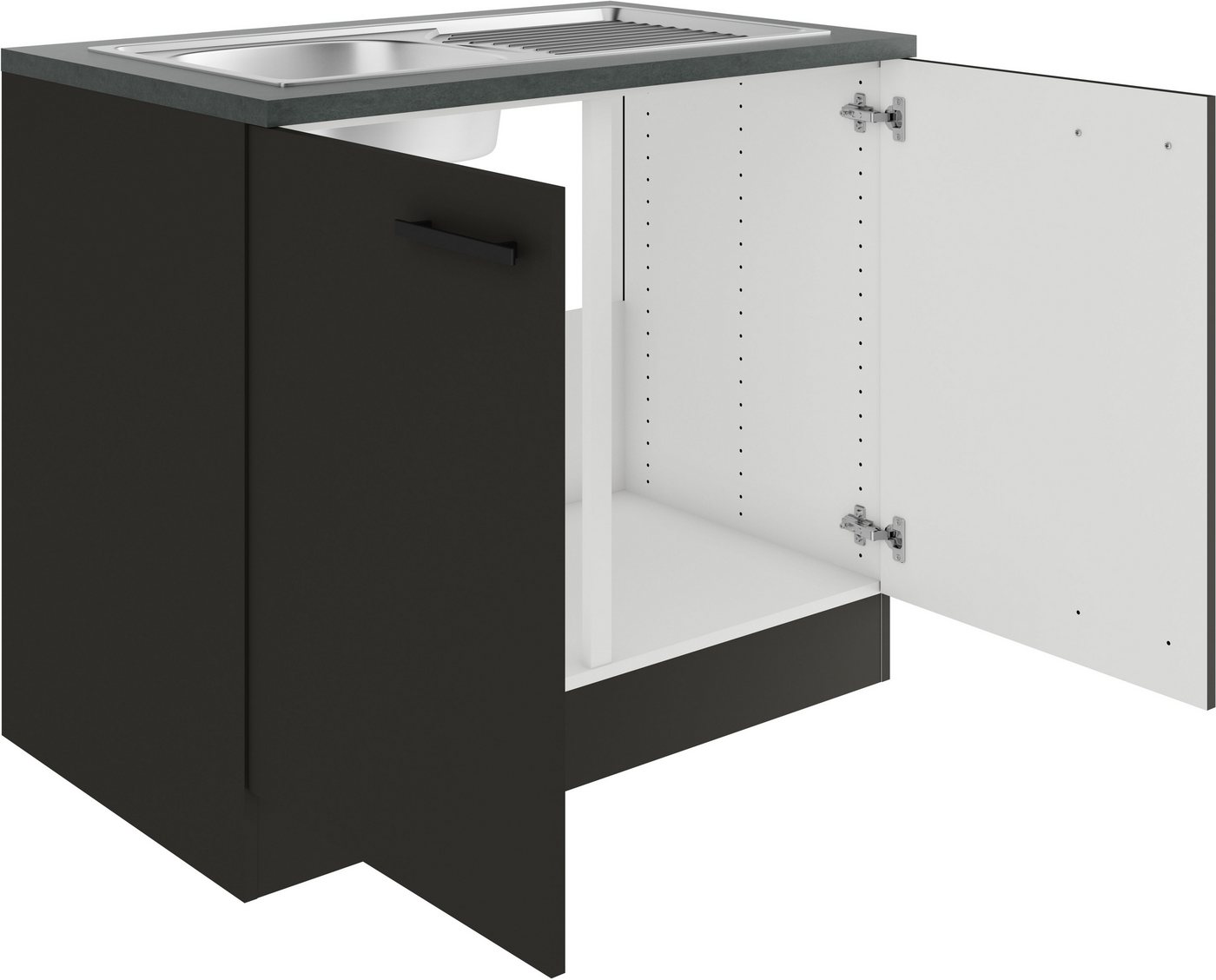 OPTIFIT Spülenschrank Palma Breite 100 cm, inklusive Einbauspüle – Bild 3 von 5