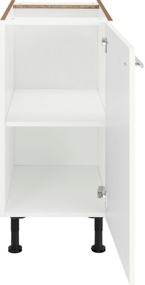 OPTIFIT Unterschrank Bern 30 cm breit, mit 1 Tür mit höhenverstellbaren Füßen, mit Metallgriff – Bild 2 von 5