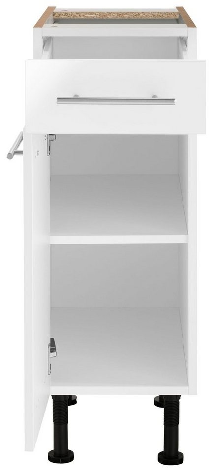 OPTIFIT Unterschrank Bern 30 cm breit, mit 1 Tür und Schubkasten, mit höhenverstellbaren Füßen – Bild 3 von 5