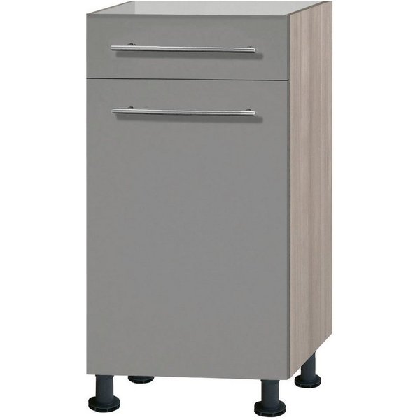 OPTIFIT Unterschrank Bern 40 cm breit, mit Tür und Schubkasten, mit höhenverstellbaren Füßen