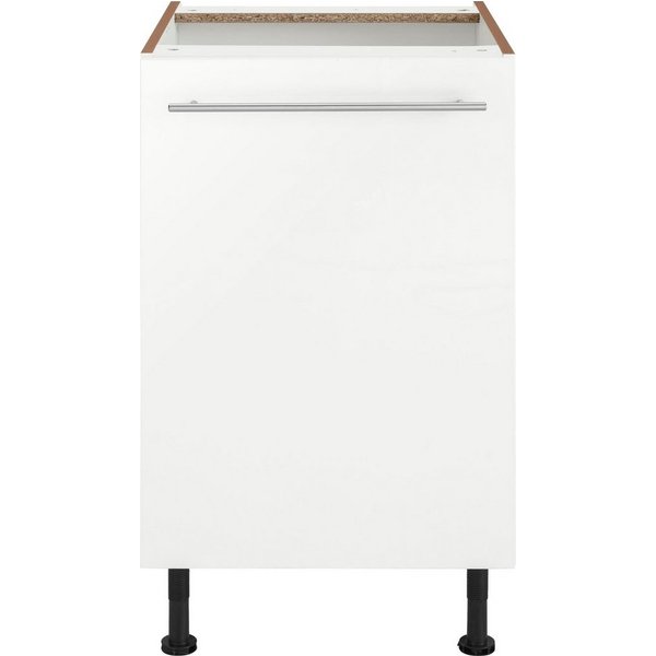 OPTIFIT Unterschrank Bern 50 cm breit, mit 1 Tür mit höhenverstellbaren Füßen, mit Metallgriff
