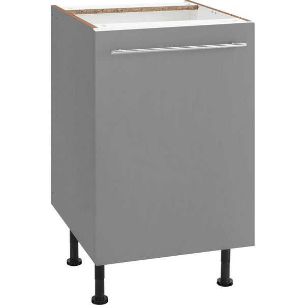 OPTIFIT Unterschrank Bern 50 cm breit, mit 1 Tür mit höhenverstellbaren Füßen, mit Metallgriff