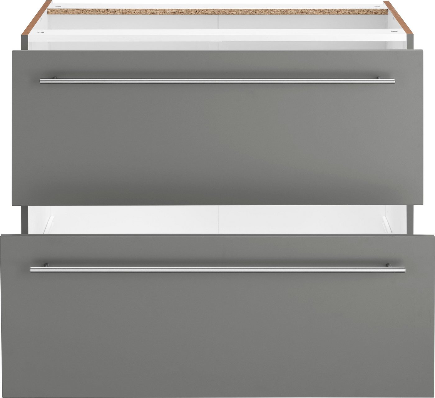 OPTIFIT Unterschrank Bern 90 cm breit, mit 2 großen Auszügen für viel Stauraum – Bild 3 von 5