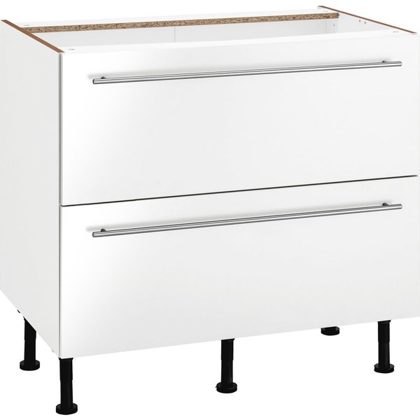 OPTIFIT Unterschrank Bern 90 cm breit, mit 2 großen Auszügen für viel Stauraum