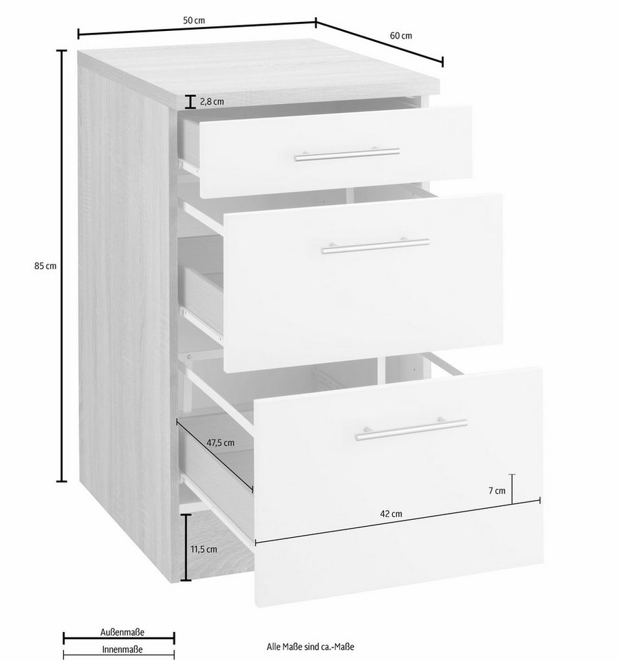 OPTIFIT Unterschrank Kalmar, Breite 50 cm – Bild 5 von 5